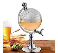 Goowafur Whiskey Decanter Globe - 1.5L Globe Decanter Wine Aerator Pourer Dispenser,Globe Decanter with Funnel and Stopper - Bar Club Accessory for Whiskey, Wine, Drinks, Beer
