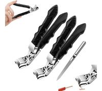 GooWebs OrthoClip, Orthoclip Nail Clippers, Ergonomic Long Handle with Anti-Slip Grip, Wide Jaw Slanted Clipper, Sharp Stainless Steel Blades