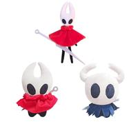 Gooyeh Anime Hollow Silksong Hornet-can Plush Figure 10cm Anime Soft Figure Stuffed PP Cotton Pillow Car Keychain Decoration Gift 3PCS