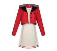 Gooyeh Ayase Momo Cosplay Costume Anime Dress Uniform Complete Set for Women Girl Cartoon Sweatshirt Role Play for Halloween Carnival Party