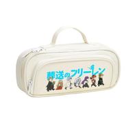 Gooyeh Frieren Stationery Case Anime Fern Pencil Case Large Capacity Anime 3D Printed Pen Bag for Students Girls and Boys School Supplies