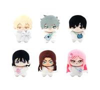 Gooyeh Ivan Till Figure Anime Plush Mizi Figure Stuffed 11cm Mini Cartoon Furry Hug Pillow Bag Keychain Pendant Decoration for Fans 6PCS