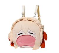 Gooyeh Violet Evergarden Ita Bag Cute Anime Plush Backpack Cartoon Shoulder Bag with Adjustable Straps and Big Mouth Schoolbags for Cosplay Show or Daily