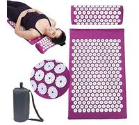 GOPAD Pain Relief Acupressure Exercise Mat and Pillow Set for Back and Neck Pain Relief, Full Body Yoga Acupuncture Mat Cushion for Sciatica, Trigger Point Therapy Muscle Relaxation(1 Pcs/multicolour)