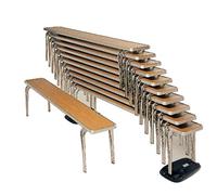 Gopak CD586 Contour Stacking Bench, Oak