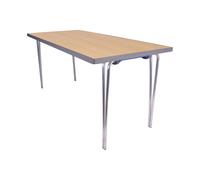 Gopak Premier Folding Tables, 122wx76d (cm), Beech