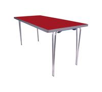 Gopak Premier Folding Tables, 183wx61dx51h (cm), Red