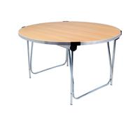 Gopak Round Folding Table, Junior - 122diax58h (cm), Beech