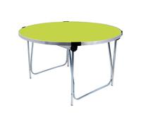 Gopak Round Folding Table, Junior - 122diax64h (cm), Acid Green