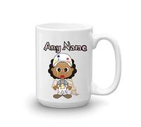 GOPERSONALISED Painter Gifts for Women - Personalised Large 15oz Painter Mug Cup with Name - Work Birthday Christmas Painting Painter and Decorator Gifts Mum Auntie Wife Friend (Black Female)