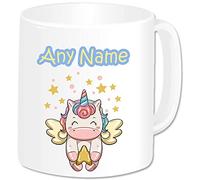 GOPERSONALISED Personalised Gifts - Unicorn Mug Cup with Name - Novelty Rainbow Birthday Christmas Gifts for Kids Girls Women (Design 7)