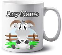 GOPERSONALISED Personalised Jumbo 20oz Mug - Farm Animal Goat Mug Extra Large Coffee Tea Cup with Name - Novelty Birthday Christmas Gifts for Women Men