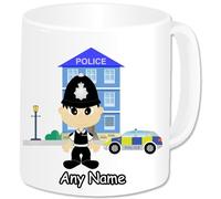 GOPERSONALISED Police Gifts - Personalised Police Mug - Ceramic Cup Policeman Graduation Retirement Passing Out Police Officer Gifts for Men (High Helmet 3)