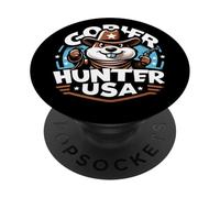 Gopher Hunter USA Gopher Hunting Trap PopSockets Adhesive PopGrip