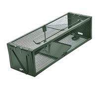 Gopher Trap Alternative: Metal Cage with Dual Access Points for Capturing Rodents Humanely Indoors and Outdoors
