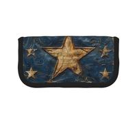 gopoo A Five-Pointed Star Cute Canvas Pencil Pouch - Organized Storage for Travel & Daily Use Pencil case, Makeup Pouch