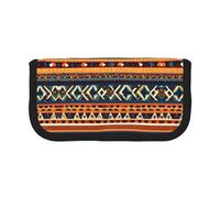 gopoo African National Patterns Cute Canvas Pencil Pouch - Organized Storage for Travel & Daily Use Pencil case, Makeup Pouch