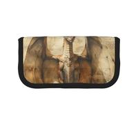 gopoo Dragons from The Archives Cute Canvas Pencil Pouch - Organized Storage for Travel & Daily Use Pencil case, Makeup Pouch