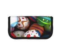 gopoo Easter Eggs1 Cute Canvas Pencil Pouch - Organized Storage for Travel & Daily Use Pencil case, Makeup Pouch