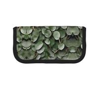 gopoo Eucalyptus Leaves Cute Canvas Pencil Pouch - Organized Storage for Travel & Daily Use Pencil case, Makeup Pouch