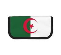 gopoo Flag of Algeria Cute Canvas Pencil Pouch - Organized Storage for Travel & Daily Use Pencil case, Makeup Pouch