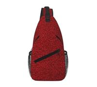 gopoo Rose Represents Love Sling Chest Bag - Slim Sling Backpack For Men Women Lightweight Travel Shoulder Bag Crossbody Casual Daypack