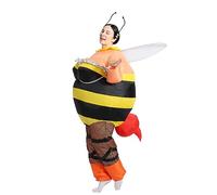 GOPRIME Bee Costume, Inflatable Suit, Blow UP Fancy Dress, Halloween, Easter Day, Adult Size, Beauty the Bee, One Size