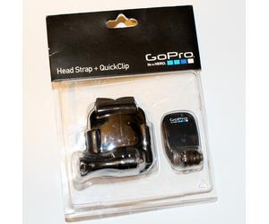 GoPro ACHOM-001 Head Strap + Quick Clip (Official) Genuine Original GoPro