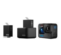 GoPro Dual Battery Charger + 2 Enduro Batteries (HERO10 Black/HERO9 Black) - Official Accessory (ADDBD-211)