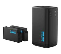 GoPro Dual Battery Charger + 2 Enduro Rechargeable Batteries for MAX2 - Official GoPro Accessory
