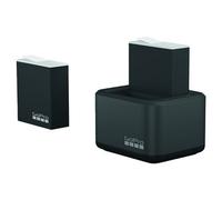 GoPro Dual Battery Charger + 2 Enduro Batteries (HERO12 Black/HERO11 Black/HERO10 Black/HERO9 Black) - Official GoPro Accessory