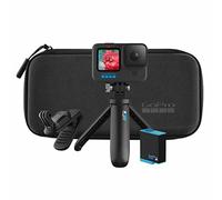 GoPro HERO10 Black Bundle - Includes Magnetic Swivel Clip, Rechargeable Battery (2), Shorty (Tripod + Grip), and Carrying Case, 5.3K