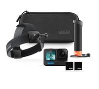 GoPro HERO12 Accessory Bundle - Includes HERO12 Black Camera, The Handler (Floating Hand Grip), Head Strap 2.0, Enduro Rechargeable Battery (2 Total), and Carrying Case