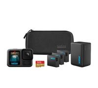 GoPro HERO13 Black Extended Power Bundle - Includes Dual Battery Charger, 3 Enduro Batteries, 64GB microSD Card, Curved Adhesive Mount, and Camera Case