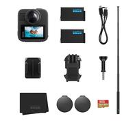 GoPro MAX2 + Accessory Bundle - Includes 4ft (1.2m) Extension Pole, 2 1960mAh Enduro Batteries, 64GB SanDisk microSD Card