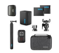 GoPro Production Accessory Bundle for HERO13 Black - Includes Anamorphic Lens, Dual Battery Charger, 2 Enduro Batteries, 1.2m Extension Pole, Smart Remote, Tripod Adapters, and Casey Protective Case