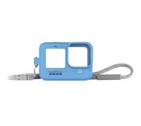 GoPro Sleeve + Lanyard Blue voor HERO9 Black