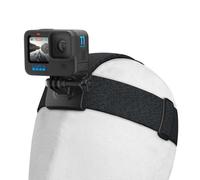 GoPro STRAPPY 2.0 Head Strap Mount for HERO 13 12 11 10 Action Cam, Black