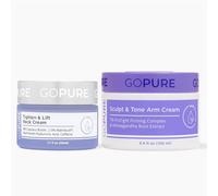 goPure Sculpting Duo - Tighten & Lift Neck Cream, Sculpt & Tone Arm Cream, 2 Piece Set