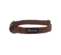 Gor Cotton Dog Collar - GorPets - Brown - Size: Small