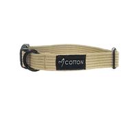 Gor Cotton Dog Collar - GorPets - Cream - Size: Small