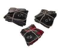 Gor Pets Camden Blanket Large (150x100 cm) Red Check (Double Sided) | 150x100cm