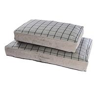 Gor Pets Camden Sleeper Medium (56x81x13cm) Grey Check - Washable Dog Bed