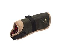 Gor Pets Edinburgh Wax Coat 51cm (20in) Green - Water Resistant Dog Jacket with Fleece Lining and Adjustable Fastenings