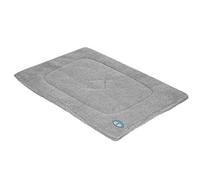 Gor Pets Essence Crate Mat features luxurious sherpa fleece and a thick layer of bonded fiber - XLarge (71x107cm) Grey - Washable Dog Bed
