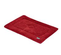 Gor Pets Essence Crate Mat features luxurious sherpa fleece and a thick layer of bonded fiber - XXLarge (76x122cm) Wine - Washable Dog Bed