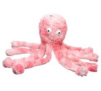 Gor Pets Mummy Octopus Soft Faux Fur Squeaky Crinkly Puppy Dog Interactive Play Toy 38cm (Pink)