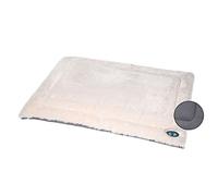 Gor Pets Nordic Crate Mat providing a perfect resting place for your pet - Medium (53x76cm) Grey - Washable Dog Bed