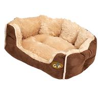 Gor Pets Nordic Soft Snuggle Dog Cat Bed Washable - 28 inch(Brown )