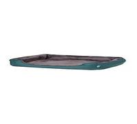 Gor Pets Ultima Dog Bed with Supports - Removable Washable Bed Cover - Linen Calming Dog Bed - Small (48 X 48 X 52 cm) - Teal